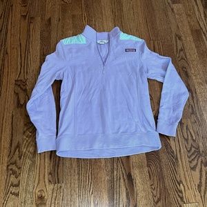 Vineyard Vines Lavender and Mint Womens Shep Shirt Small